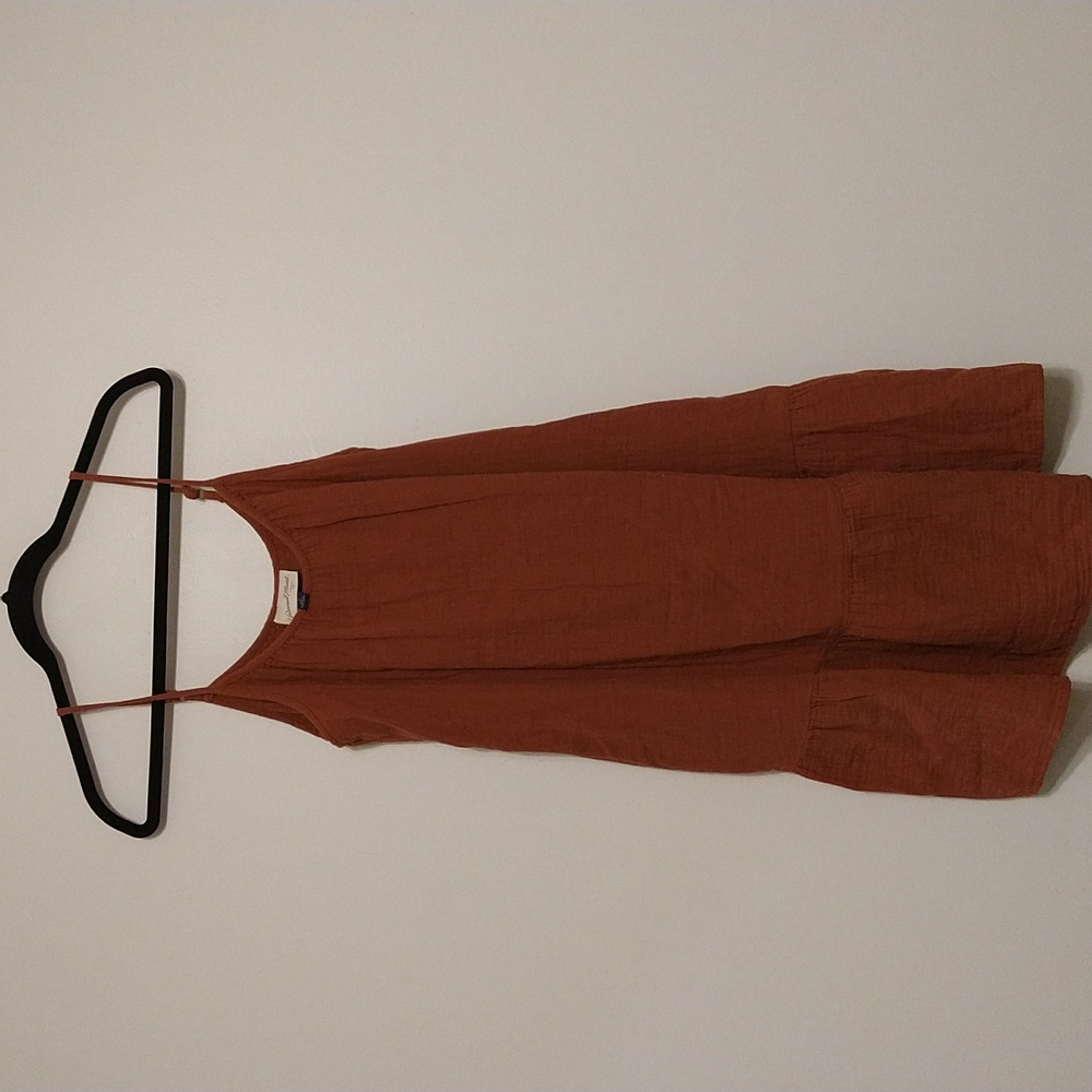 Burnt orange dress